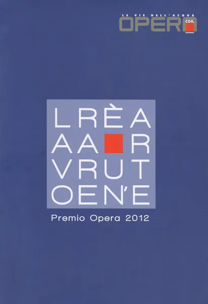 Premio Opera - CGIL