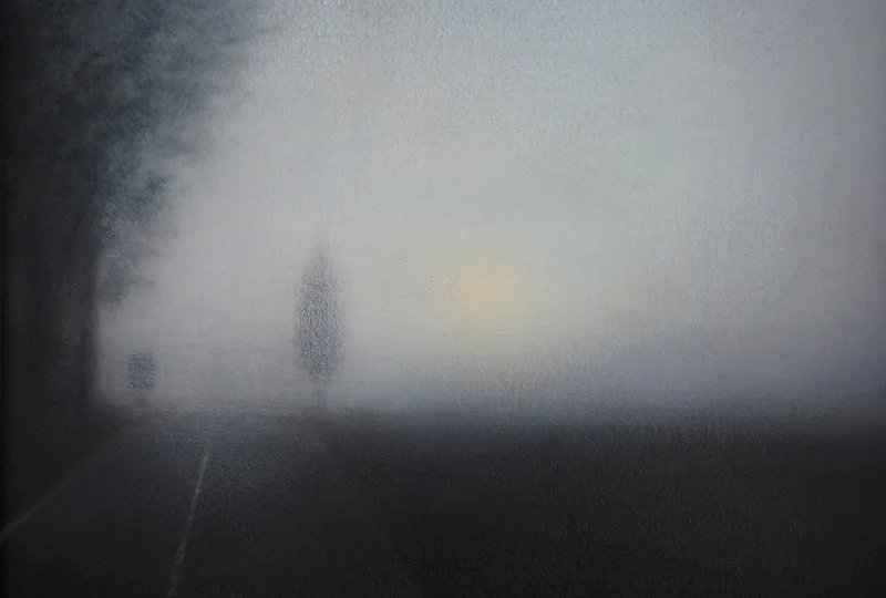 Strada nella nebbia