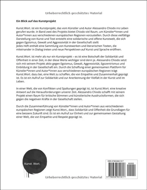 Kunst. Wort. 2: Heft für Kunst und Text